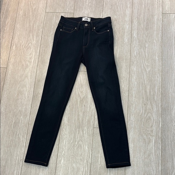 Paige Hoxton Ultra Skinny Dark Wash Blue Jeans size 24 - Picture 1 of 9